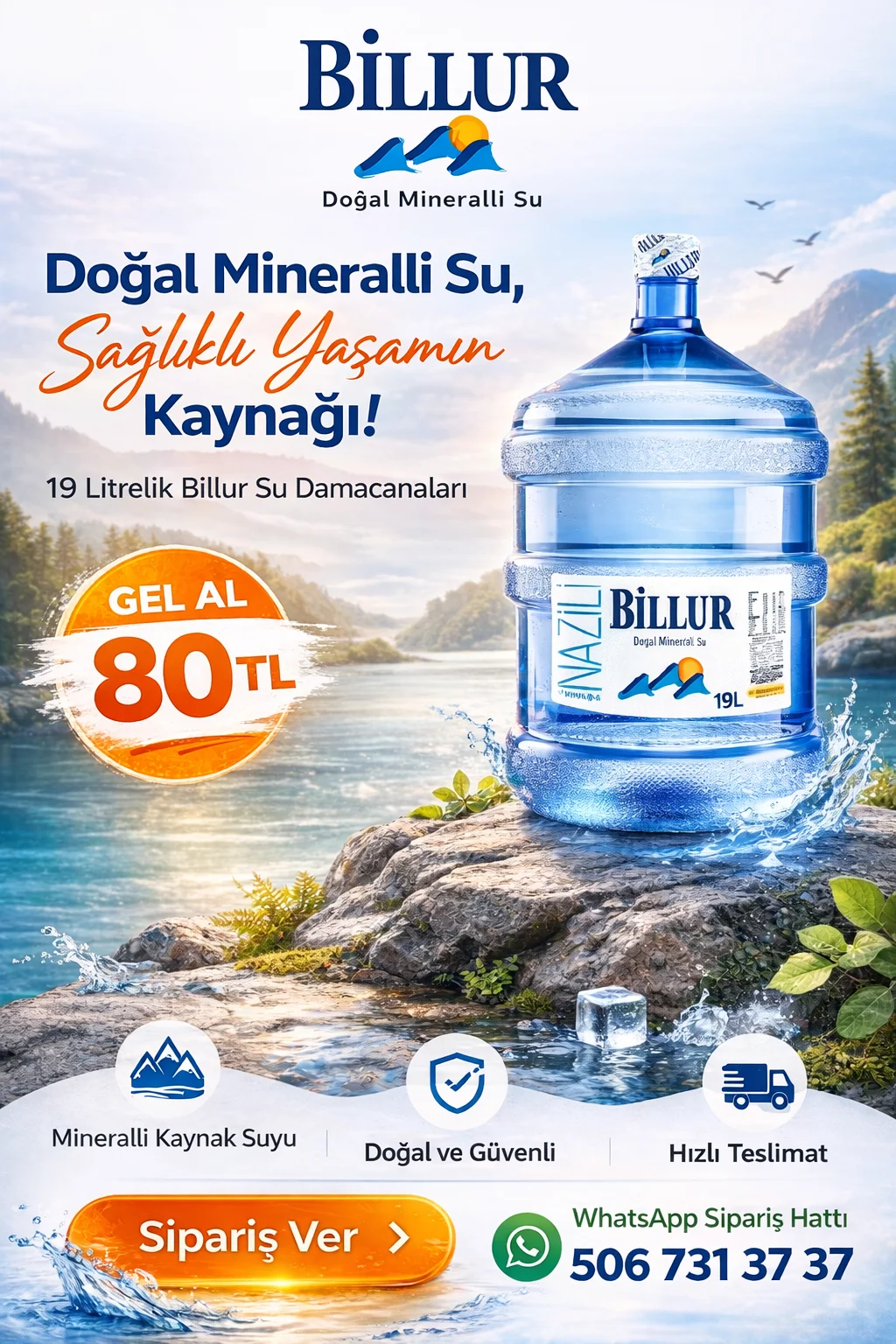 Gerçek su tadını keşfet 